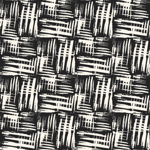 Monochrome Urban Variegated Grid Pattern