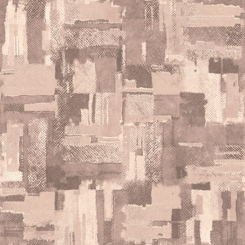 Muted Pink Distressed Patchwork Pattern