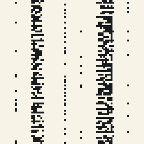 Monochrome Pixel Glitch Stripes Pattern