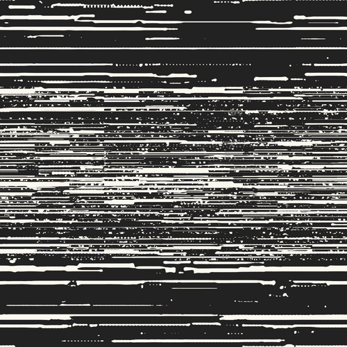 Black Screen Glitch Stripes Pattern
