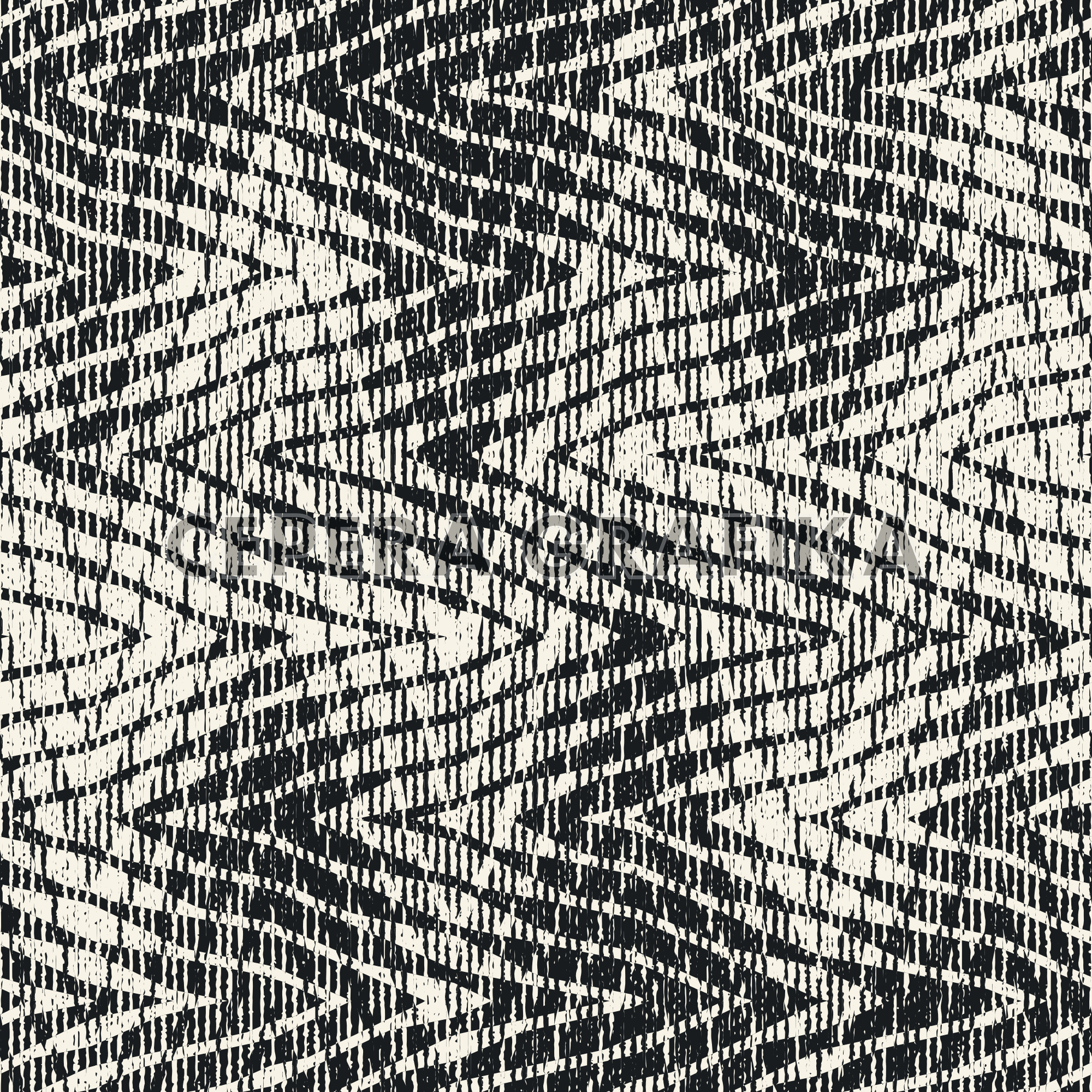 Monochrome Grain Mesh Chevron Pattern