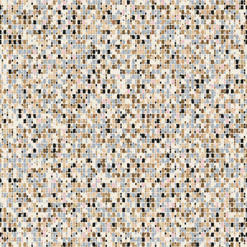 Neutral-Coloured Grain Mosaic Pattern