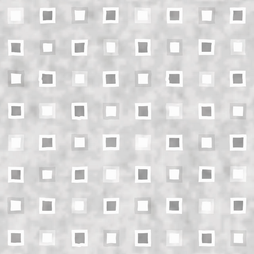 Grey Watercolour Square Dot Pattern
