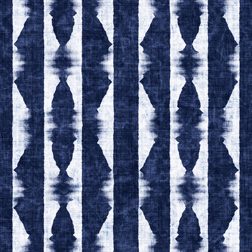 Indigo Shibori Stripes Pattern