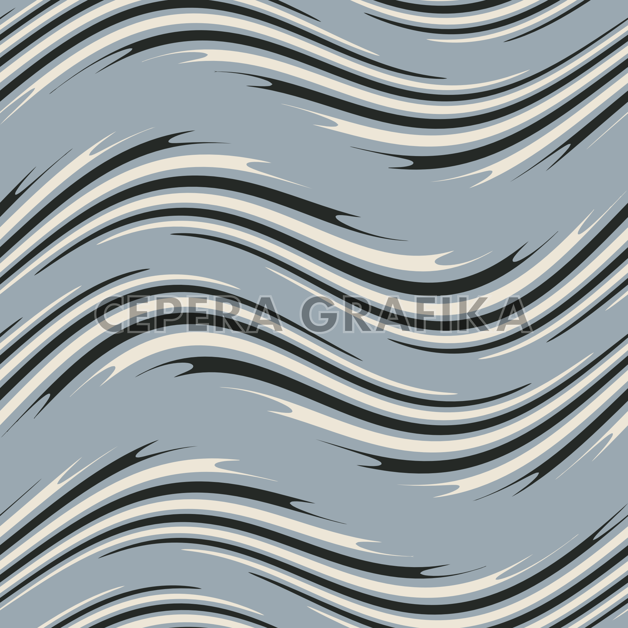 Abstract Flowing Wave Stripe Pattern