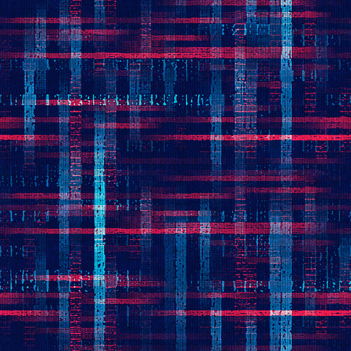 Brushed Multicolour Criss-Cross Pattern