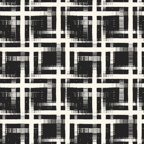 Black and White Grain Criss-Cross Pattern