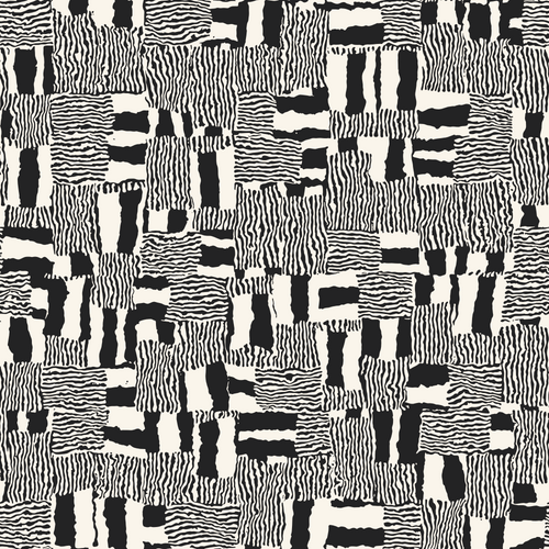 Monochrome Ripple Blocks Pattern