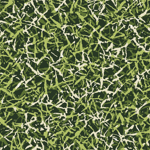 Jungle Green Camouflage Branches Pattern