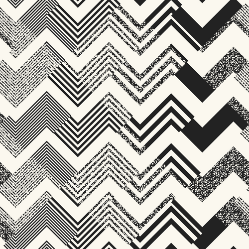 White Noise Chevron Pattern