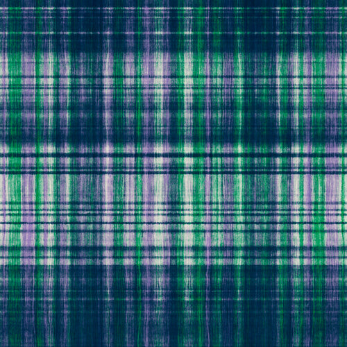 Pine Green Brushed Plaid Checked Pattern