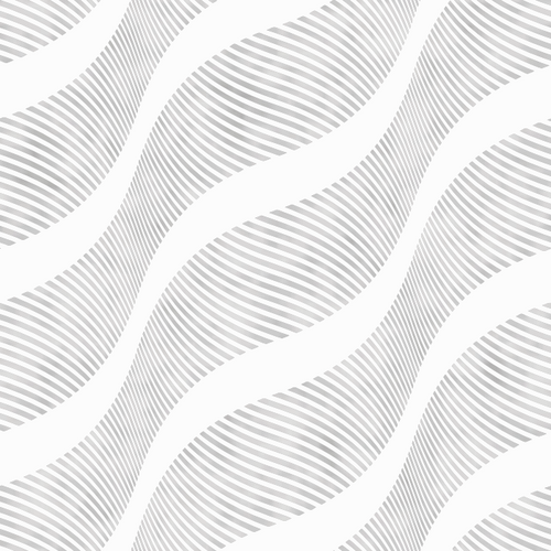 Gray Watercolour Wavy Stripes Pattern