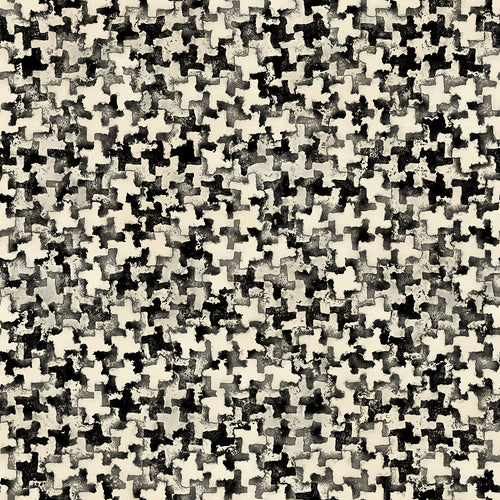 Ink-Dyed Houndstooth Pattern