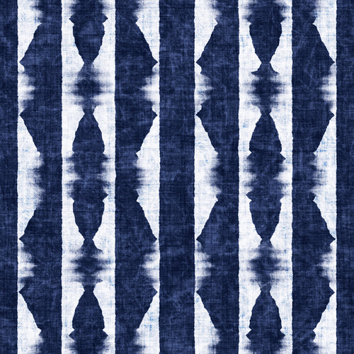 Indigo Shibori Stripes Pattern