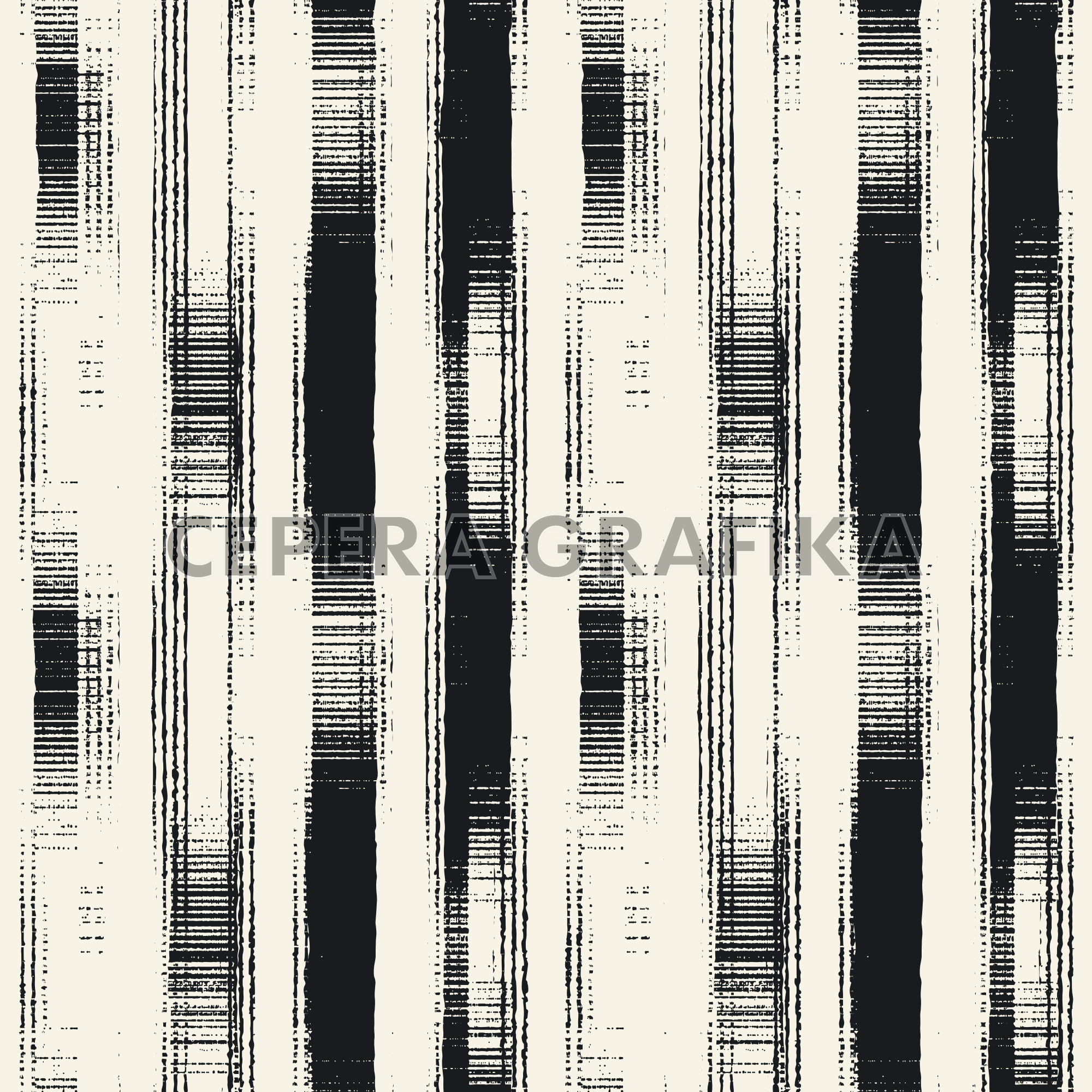 Monochrome Distressed Striped Pattern