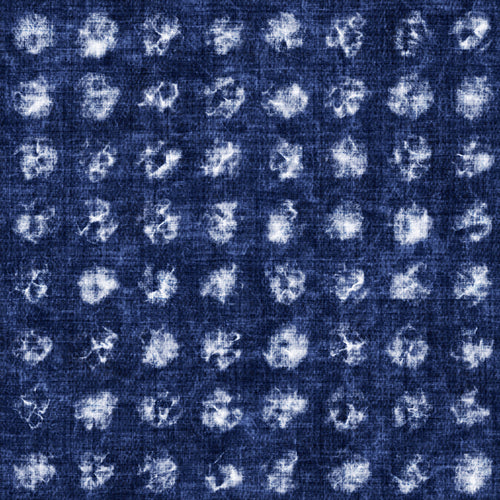 Indigo Shibori Dotted Pattern