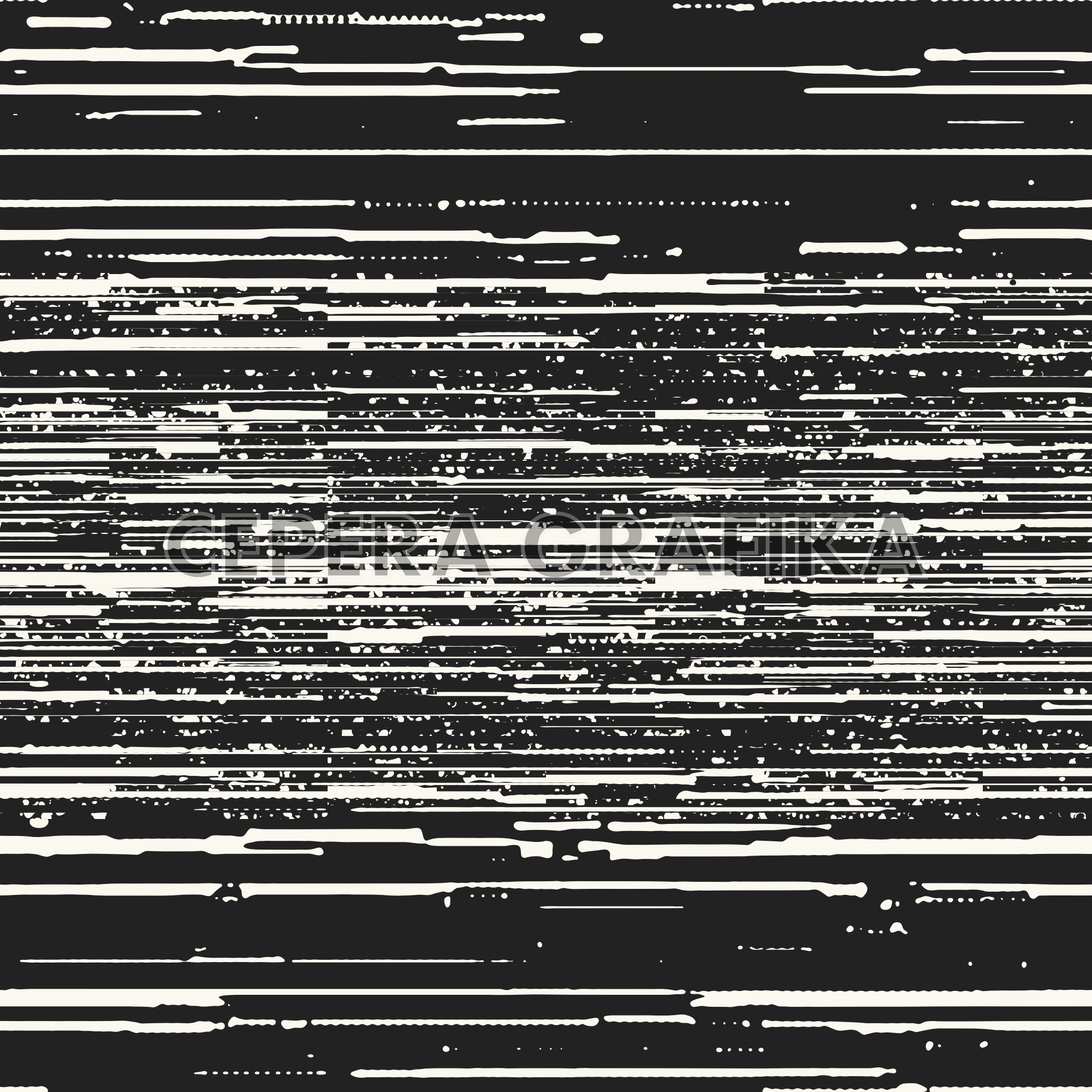 Monochrome Glitch Stripes Pattern