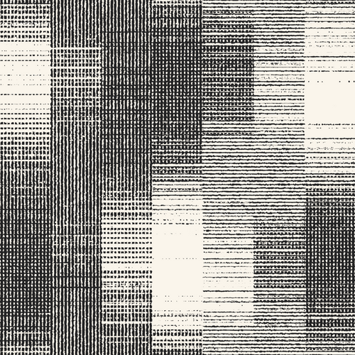 Monochrome Grain Juji Tsunagi Pattern