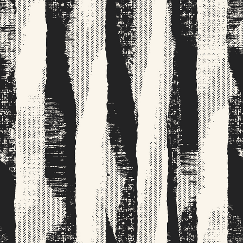 Monochrome Distressed Tire Track Stripe Pattern