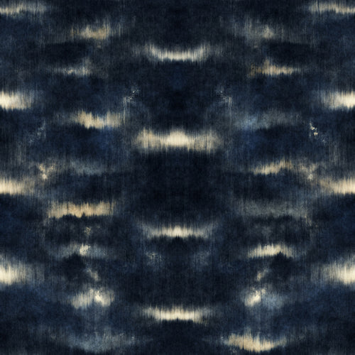 Night Blue Tie-Dye Pattern