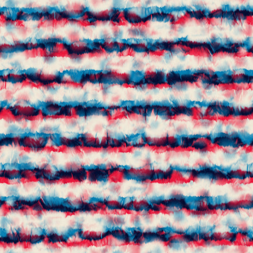 Multicolour Tie-Dye Stripes Pattern