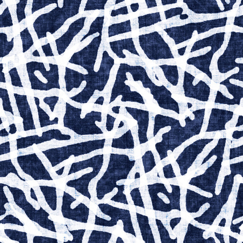 Indigo Pine Needles Pattern
