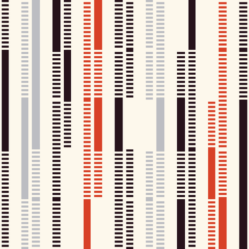 Multicolour Block Dashed Stripe Pattern